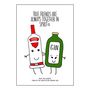 'Together In Spirits' Personalised Friendship Print, thumbnail 3 of 5