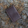 Women's Luxury Brown Leather Tab Trifold Purse Rfid Protected Personsalised, thumbnail 2 of 7