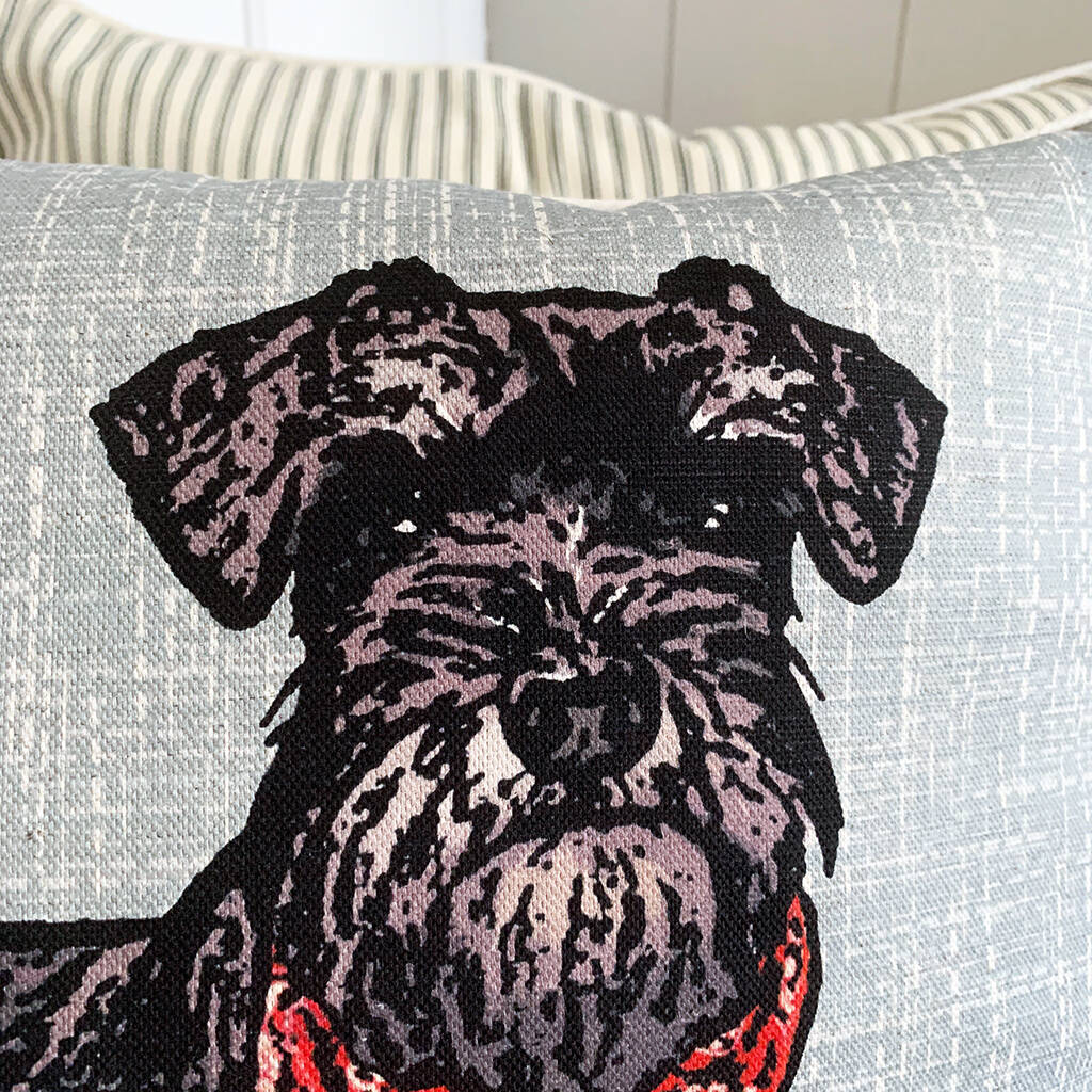 schnauzer cushion