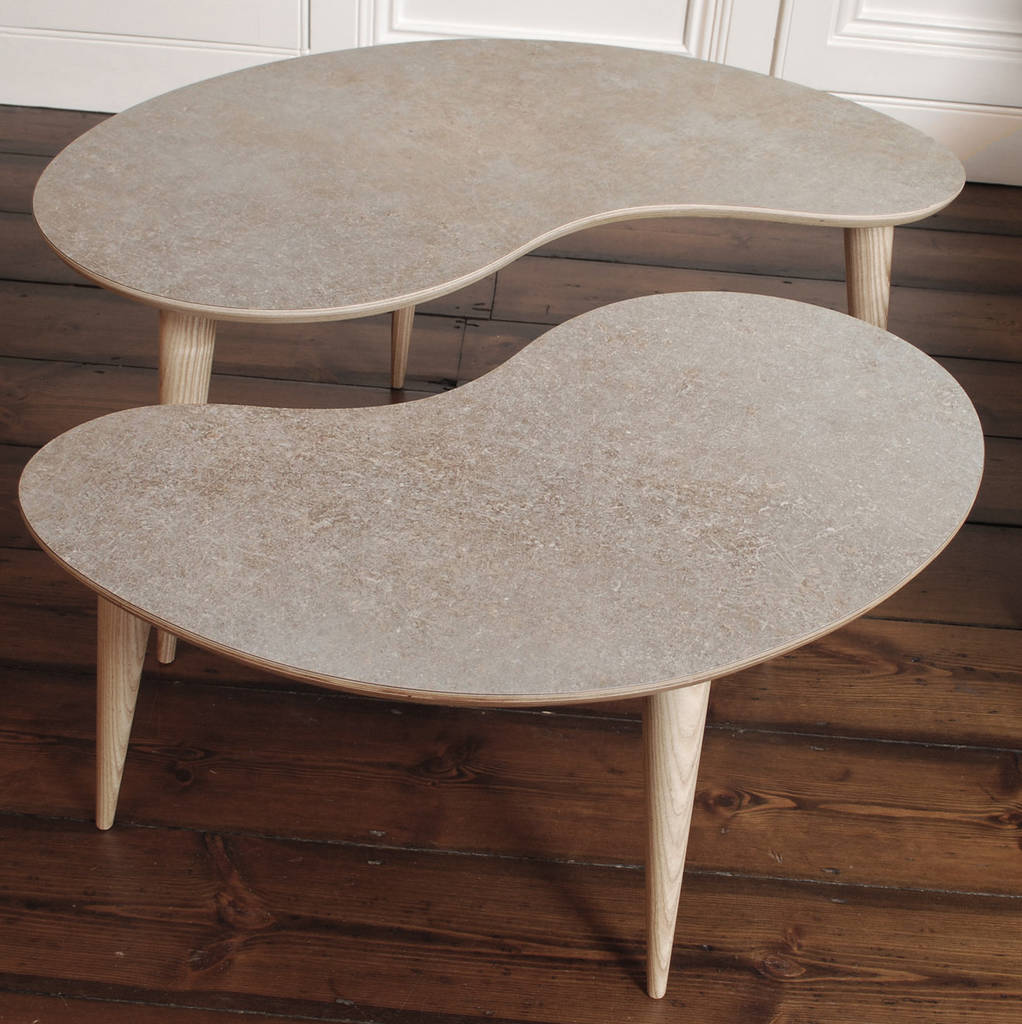 Duo Pair Of Coffee Tables By Judy Clark