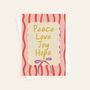 Peace, Love, Joy, Hope Christmas Card, thumbnail 4 of 4
