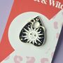 Celestial Witchy Sun Ouija Planchette Enamel Pin, thumbnail 1 of 3