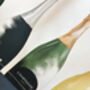Champagne Tea Towel / Celebration Gift / Fizz Lover Kitchen Decor, thumbnail 5 of 5