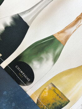 Champagne Tea Towel / Celebration Gift / Fizz Lover Kitchen Decor, 5 of 5