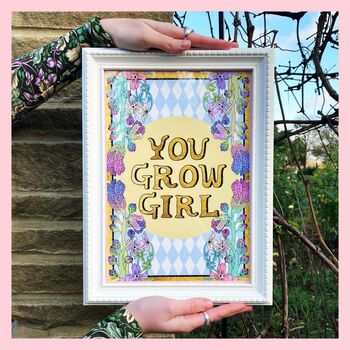 You Grow Girl Print, 2 of 4