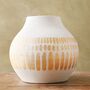 Large Round Hand Painted Vase, H30cm, thumbnail 9 of 11