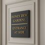 Large Portrait Matte Black House Sign With Raised Lettering, thumbnail 6 of 8