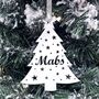 Personalised Tree Decoration With Stars For Christmas Tree, thumbnail 5 of 7