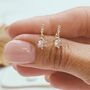 Gold Plated Crystal Drop Earrings – Elegant Gift For Her, thumbnail 1 of 4