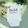 Personalised Pregnancy Announcement Baby Vest, thumbnail 1 of 2