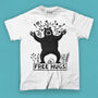 Free Hugs Bear Adult Men's T Shirt, thumbnail 2 of 7