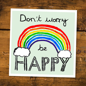 Don't Worry Be Happy Card, 3 of 4
