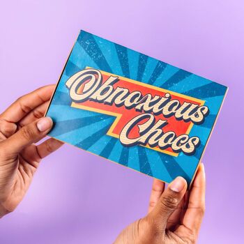 Obnoxious Chocs… A Funny Secret Santa Gift For Him, 2 of 10