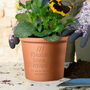 What3words Personalised Round Plant Pot, thumbnail 2 of 5