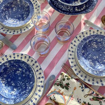 Pink Striped Tablecloth French Riviera Range, 3 of 3