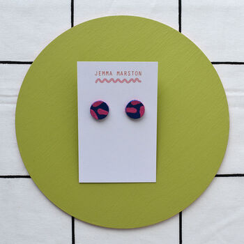 Colour Mini Leather Painted Studs, 4 of 12