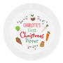 Personalised 'First Christmas Dinner' Plastic Plate, thumbnail 2 of 3