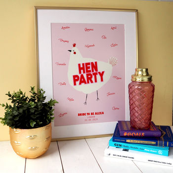 Personalised Hen Party Keepsake Print, 3 of 3