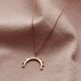 Personalised Crown Crescent Horn Necklace, thumbnail 5 of 10
