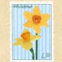 Narcissus | Daffodil Floral Stamp Print, thumbnail 3 of 5