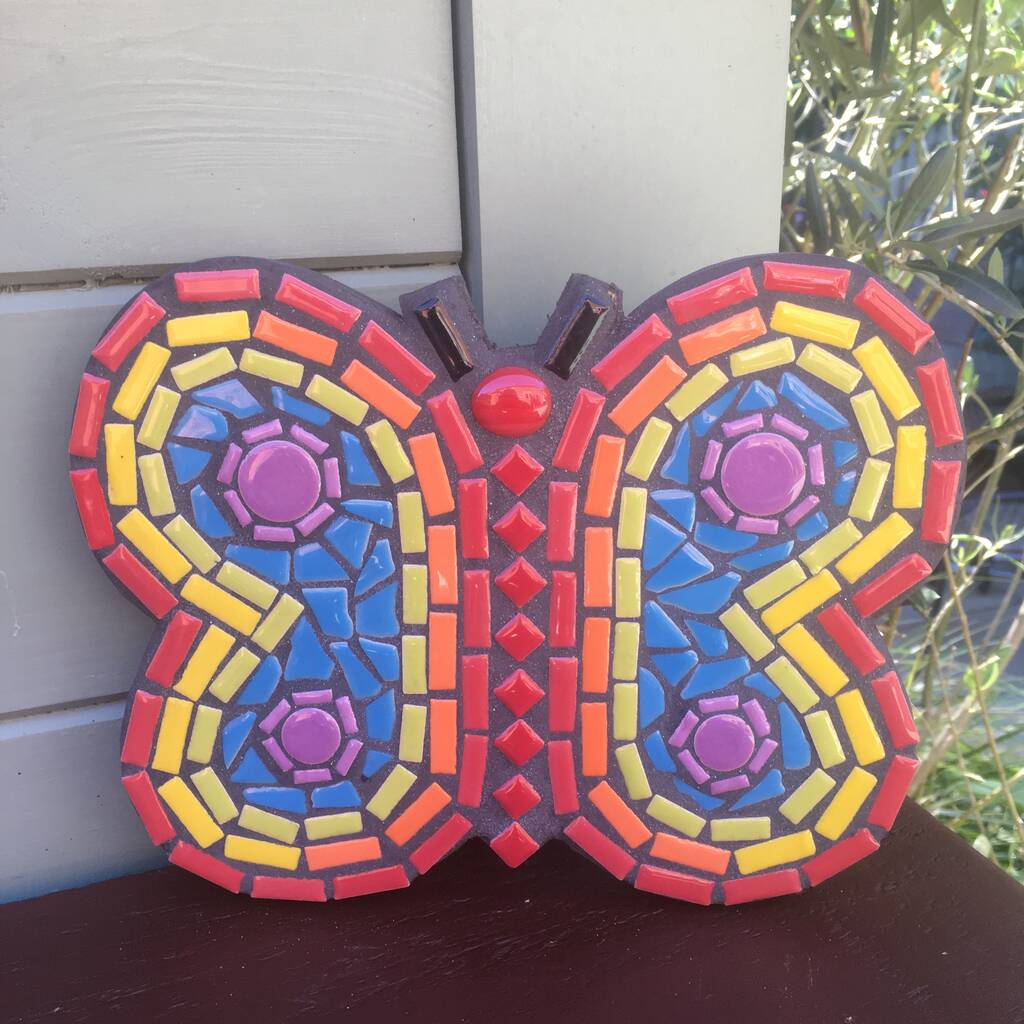 Butterfly Mosaic Craft Kit By Honey Mosaics