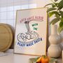 Ready Made Pasta Funny Kitchen Print, thumbnail 1 of 3