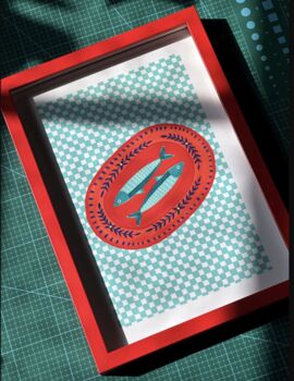 Sardine Fish A4 Art Print, 4 of 6