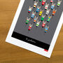 Peloton Cycling Art Print, Gift For Cyclist, thumbnail 4 of 5