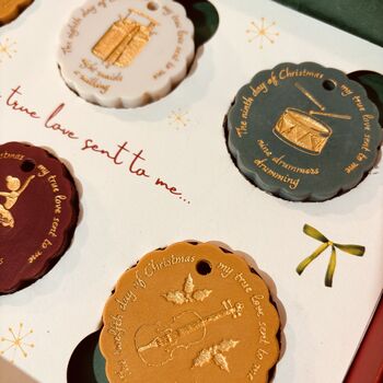 The Twelve Days Of Christmas Luxury Festive Wax Melt Gift Box Set Of 12, 11 of 11