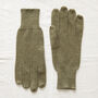 Fair Trade Luxury Soft Fine Knit Merino Mens Gloves, thumbnail 6 of 12