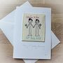 Personalised Same Sex Wedding / Anniversary Card, thumbnail 3 of 8