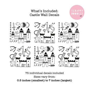 Castle Wall Stickers, 4 of 4
