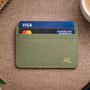 Green Personalised Vegan Card Holder, thumbnail 4 of 4