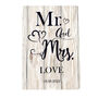 Personalised Mr And Mrs Metal Sign, thumbnail 4 of 5