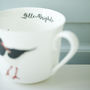 Oyster Catcher Personalised Breakfast Cup, thumbnail 3 of 5