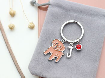 Personalised Cockapoo Keyring Miniature Poodle, Cavapoo, 11 of 12