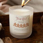 Teacher Christmas Gift Personalised Candle Gingerbread, thumbnail 1 of 10
