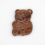 Little I Miss You Pocket Hug Token 3x, Walnut Bear, Letter Box Gift, Keepsake, thumbnail 1 of 5