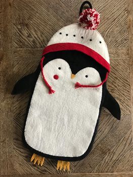 Pete The Penguin Christmas Stocking, 4 of 6