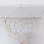 Macrame Half Mandala Wall Hanging, thumbnail 3 of 5