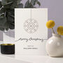 Personalised Bauble Design Letterpress Christmas Cards, thumbnail 1 of 3