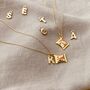 Personalised Gold Plated Sweet Candy Wrapper Necklace, thumbnail 5 of 5