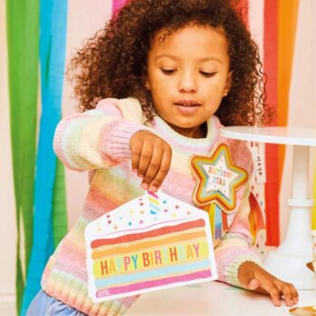 Happy Birthday Star Paper Napkins, 2 of 4