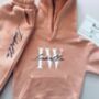Personalised Luxury Tracksuit Pink Blue Or Grey, thumbnail 2 of 6