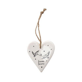 Send With Love Friends Forever Ceramic Hanger, 2 of 3