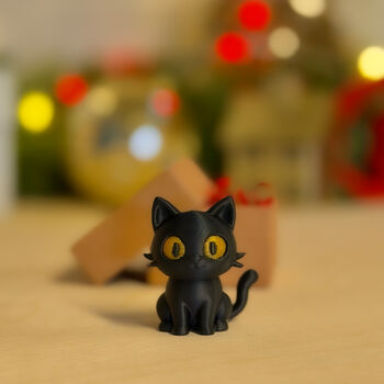 Being This Purr Fect Tiny Little Gifts Plum The Black Cat, 4 of 9