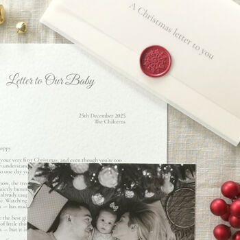 A Letter To Our Baby First Christmas Keepsake, 9 of 12