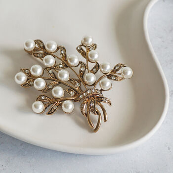 Vintage Style Bouquet Brooch, 5 of 6