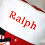 Personalised Red Letter To Santa Christmas Stocking, thumbnail 3 of 3
