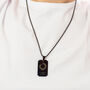 Customised Soundwave Dog Tag Necklace, thumbnail 5 of 9